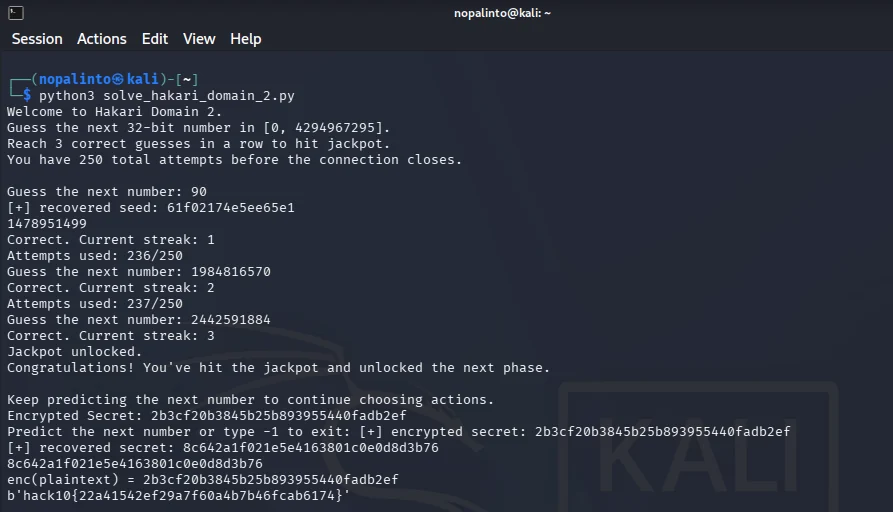 Hakari Domain 2 PDF evidence frame 4