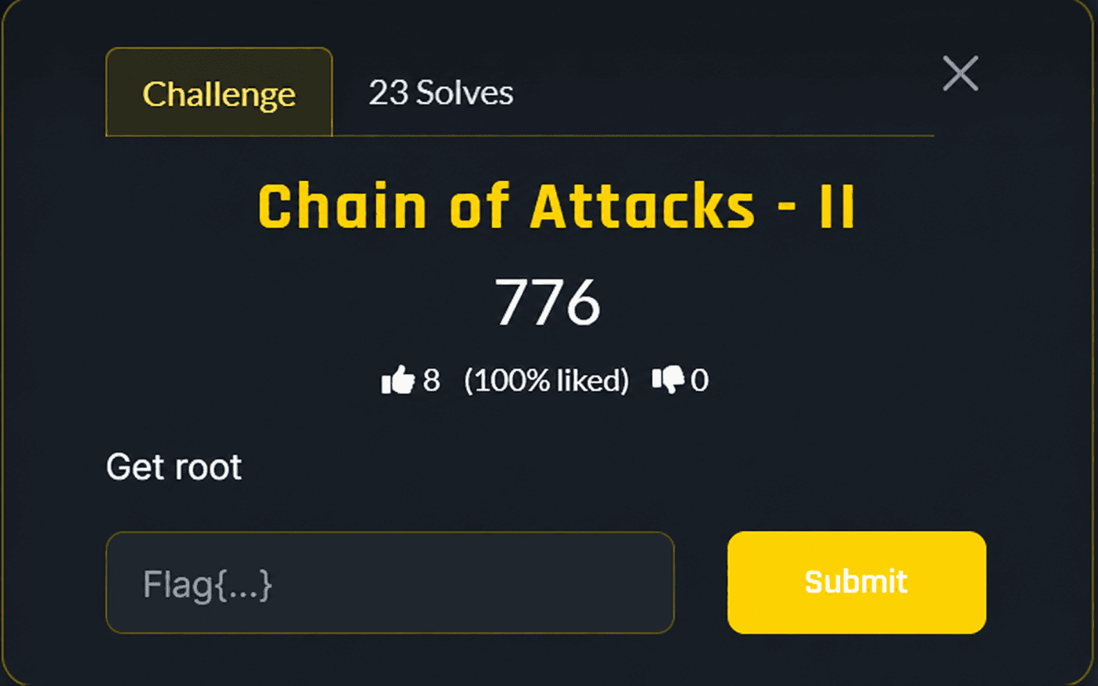 Chain of Attacks - II PDF evidence frame 1