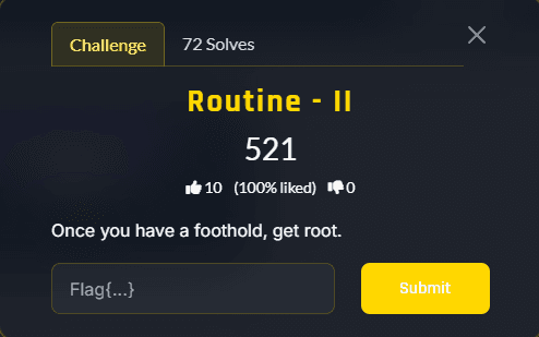 Routine - II PDF evidence frame 1
